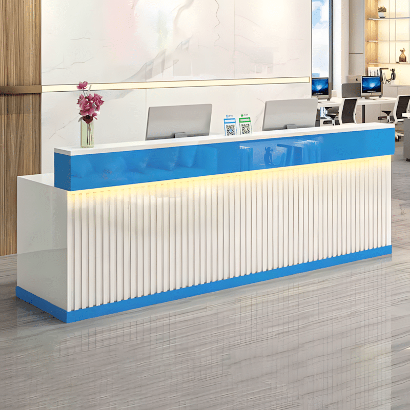 Modern Light Luxury Reception Desk - Maoters