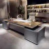 Modern Luxury Lacquered Executive Desk - Maoters