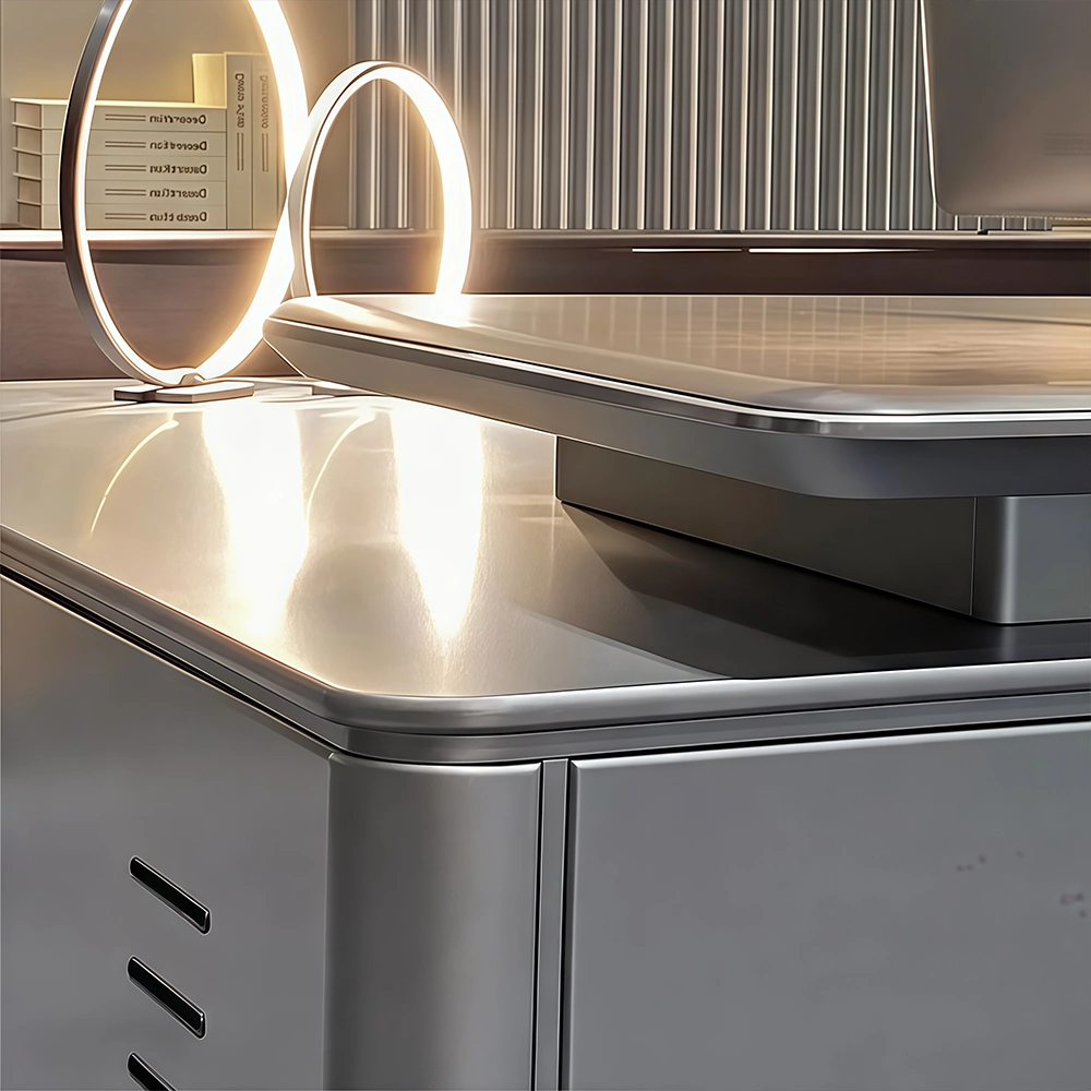 Modern Luxury Lacquered Executive Desk - Maoters