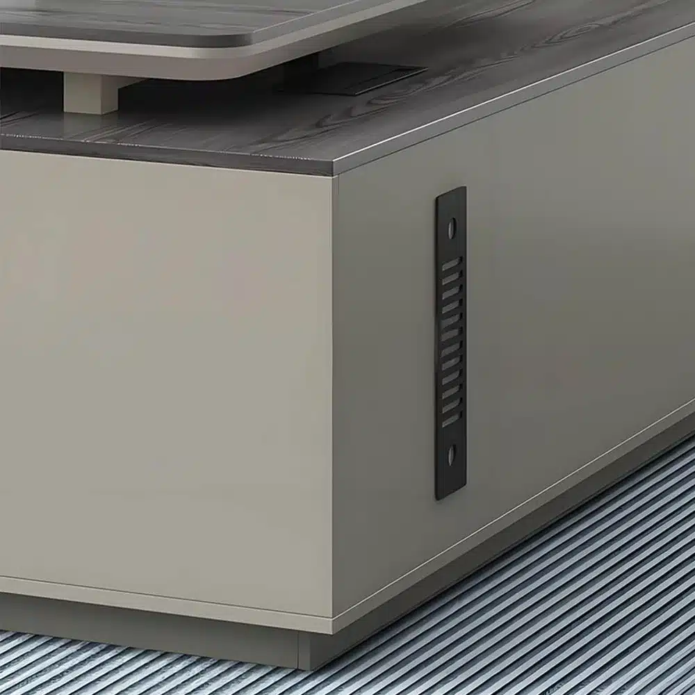 Modern Minimal Manager Desk and Chair Set