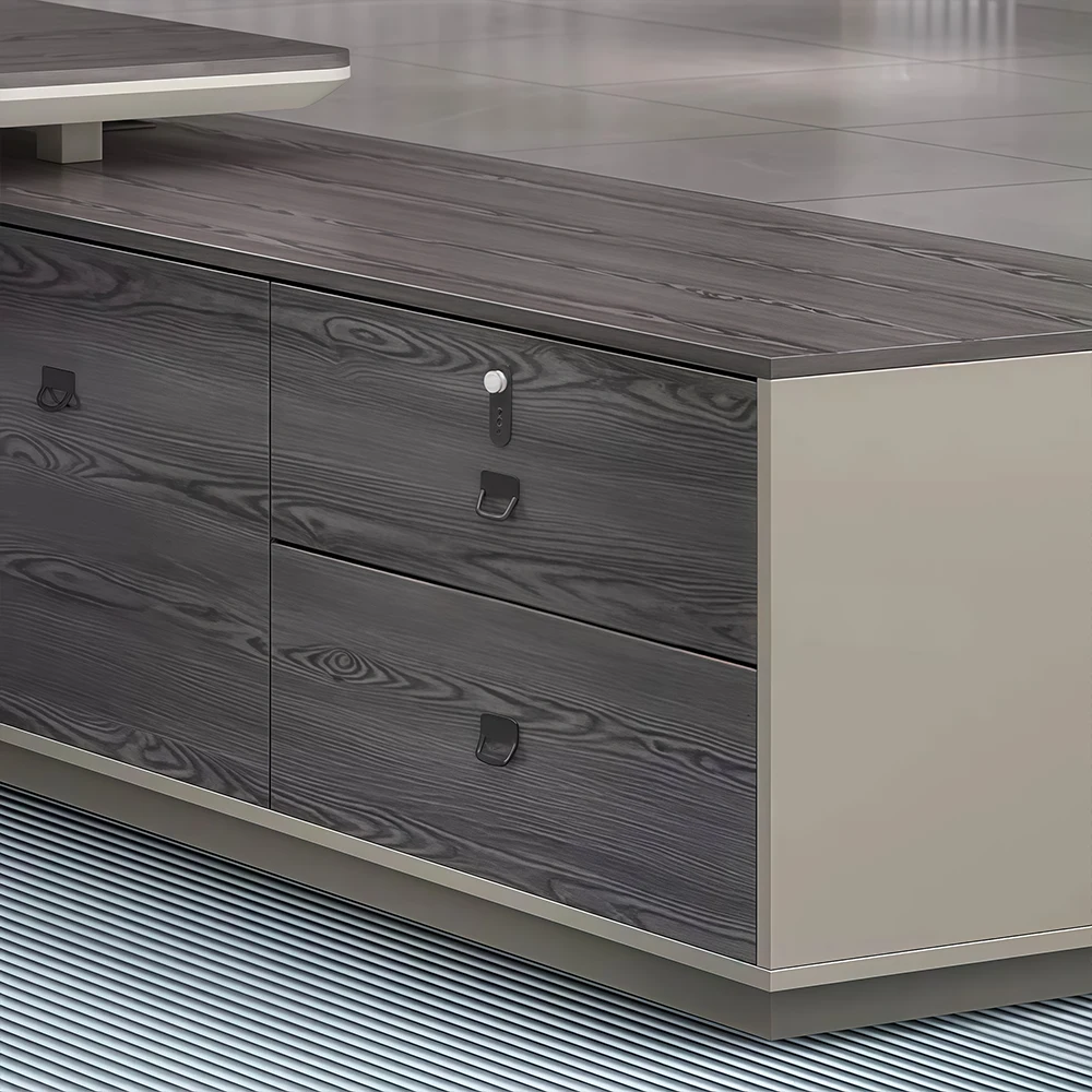 Modern Minimal Manager Desk and Chair Set Details (2) Modern Minimal Manager Desk and Chair Set