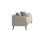 Modern Minimalist Leather Sofa, Double & Triple Seater