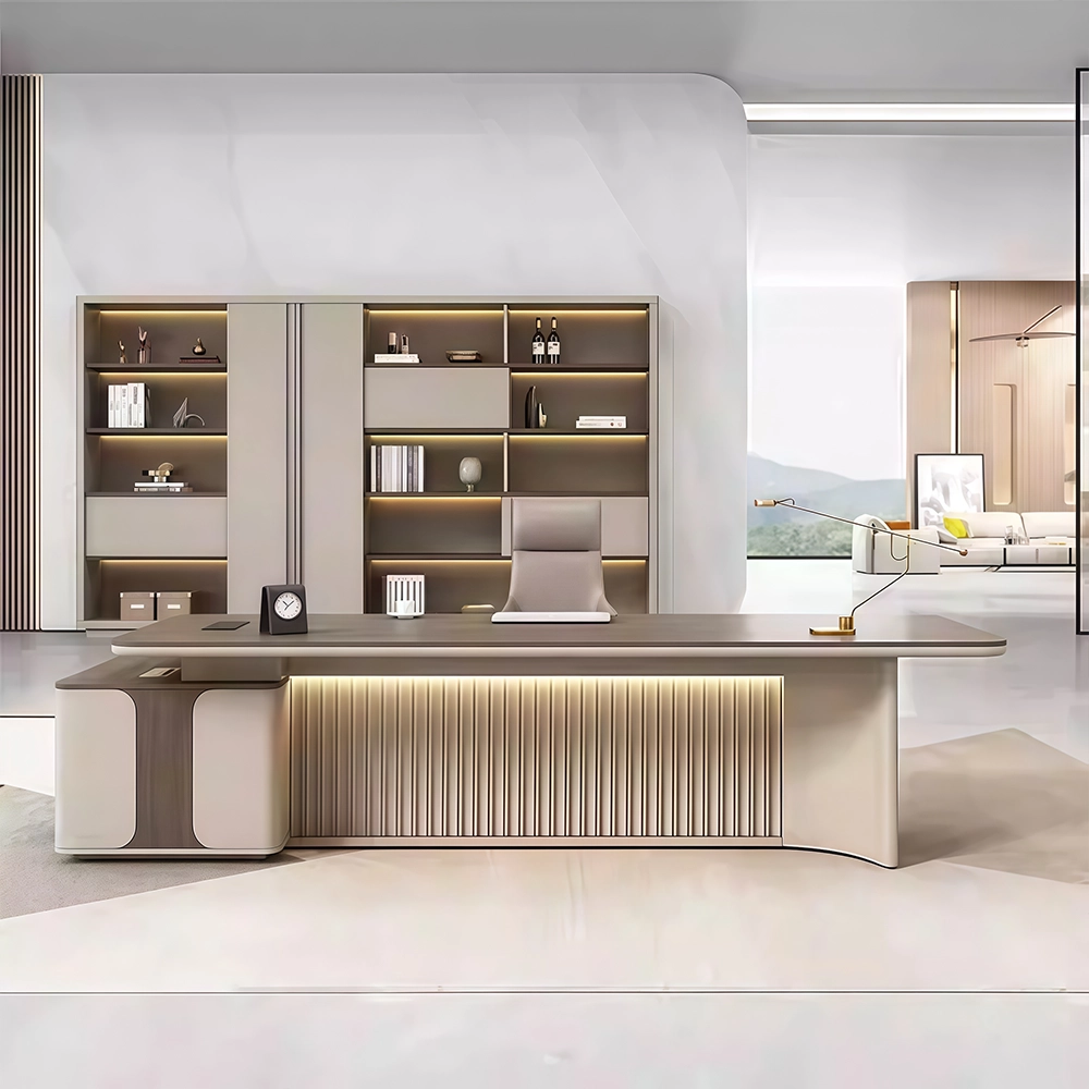 Modern Minimalist Luxury Executive Desk Set