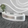 Modern Minimalist Stainless Steel Light Luxury Desk