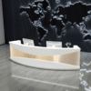 Modern Minimalist Stainless Steel Light Luxury Desk