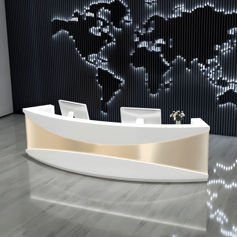 Modern Minimalist Stainless Steel Light Luxury Desk