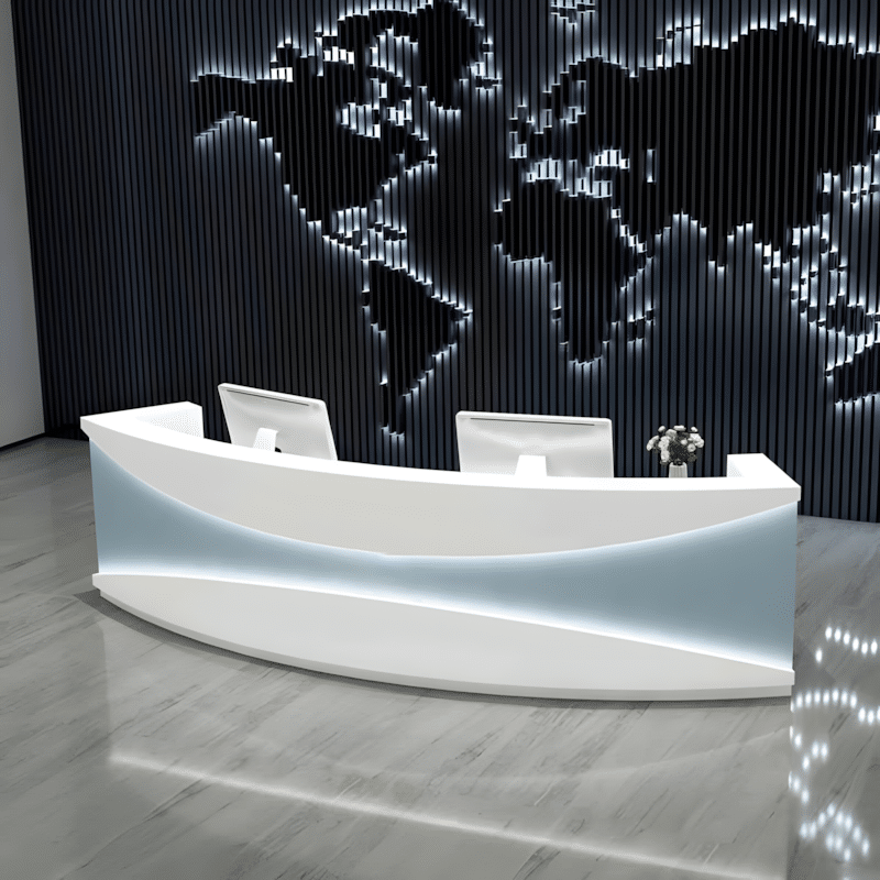 Modern Minimalist Stainless Steel Light Luxury Desk