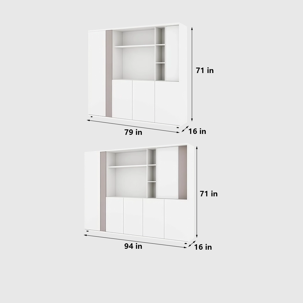 Modern Minimalist White Executive Desk - Perfect Fit