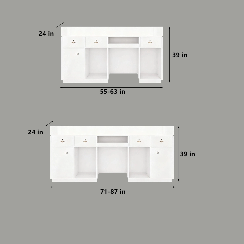 Modern Reception Desk with Cashier Counter Modern Reception Desk with Cashier Counter