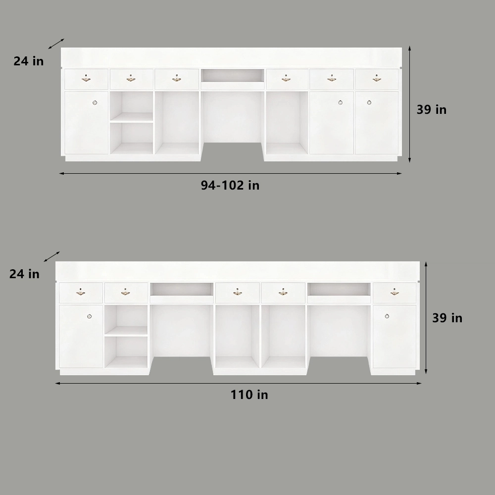 Modern Reception Desk with Cashier Counter Modern Reception Desk with Cashier Counter