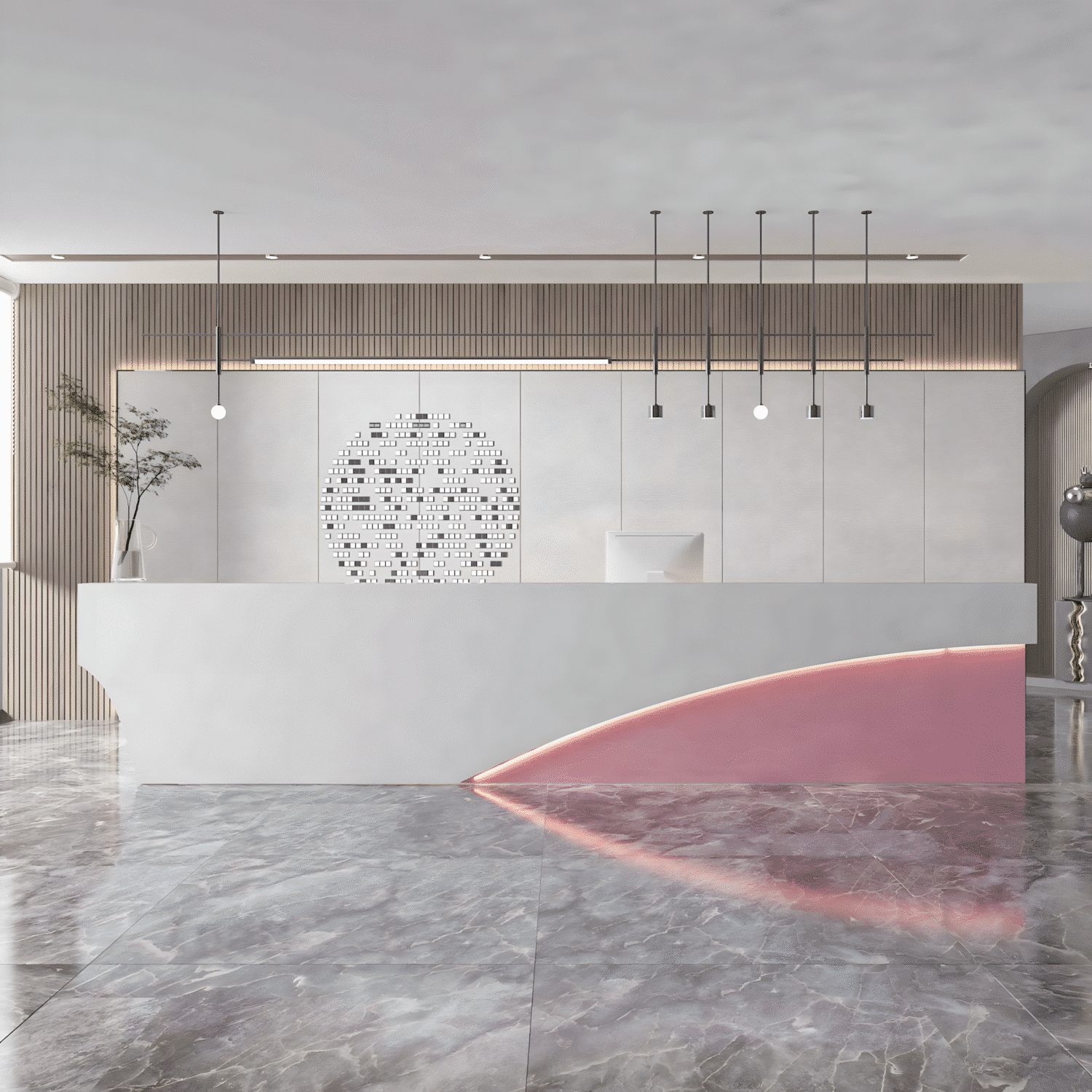 Modern & Simple Company Front Desk - Maoters