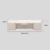 Modern Simple Wood Grain Reception Desk - Maoters Modern Simple Wood Grain Reception Desk - Maoters