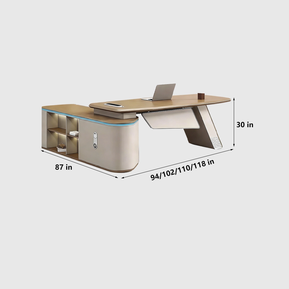 Modern Sleek Single Desk for Executives - Maoters