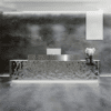 Modern Stainless Steel Front Desk - Sleek & Sturdy