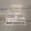 Modern Simple Lacquer Hotel Front Desk Reception Desk