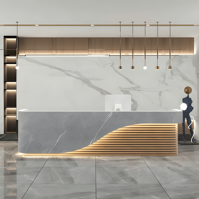 Multifunctional Storage Reception Desk
