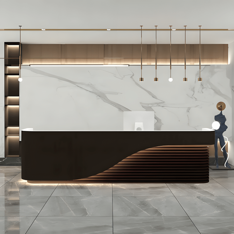 Multifunctional Storage Reception Desk