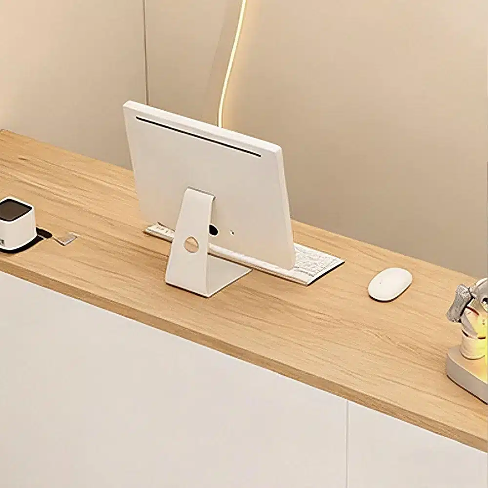 Multilayer solid wood board Modern Cash Register Counter for Reception Desk