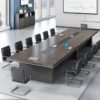 Classic Rectangular Office Desk - Ideal for Meetings