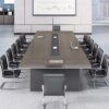 Classic Rectangular Office Desk - Ideal for Meetings