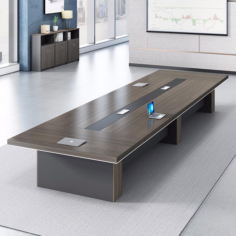 Classic Rectangular Office Desk - Ideal for Meetings