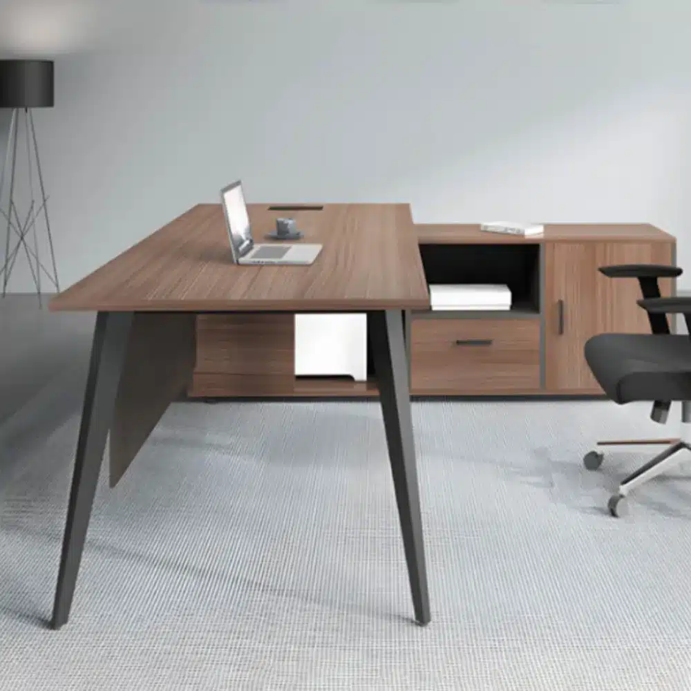 Panel Steel-Wood Manager Desk - Executive Table Panel Steel-Wood Manager Desk - Executive Table