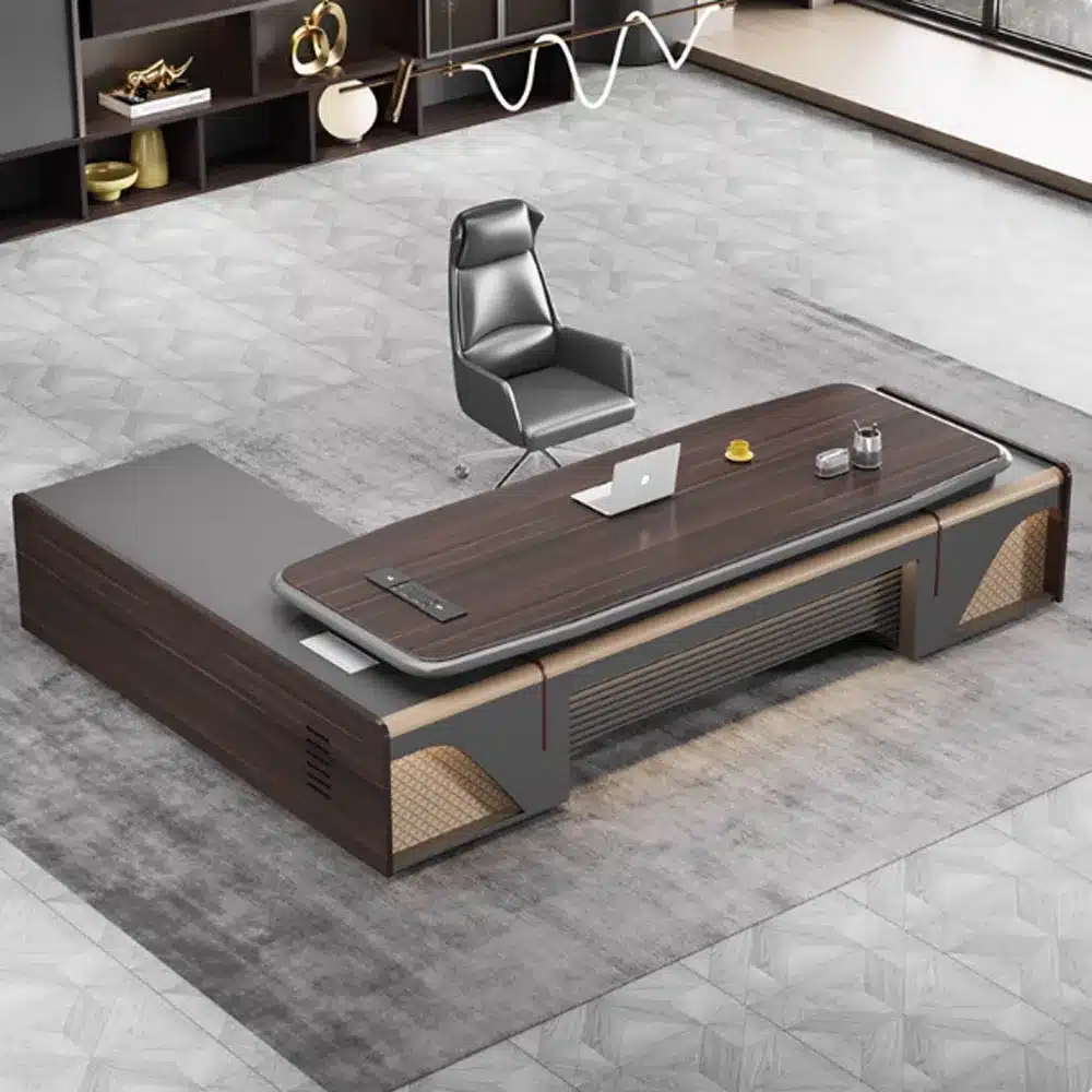 Prestigious Lacquered Executive Desk - Maoters Prestigious Lacquered Executive Desk - Maoters