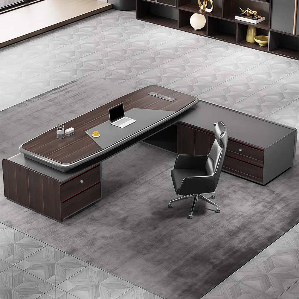 Prestigious Lacquered Executive Desk - Maoters