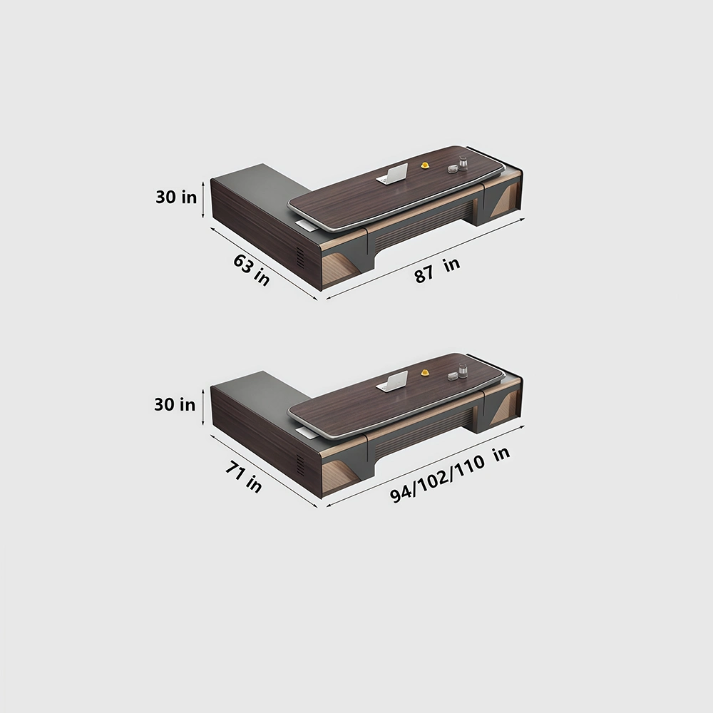 Prestigious Lacquered Executive Desk - Maoters