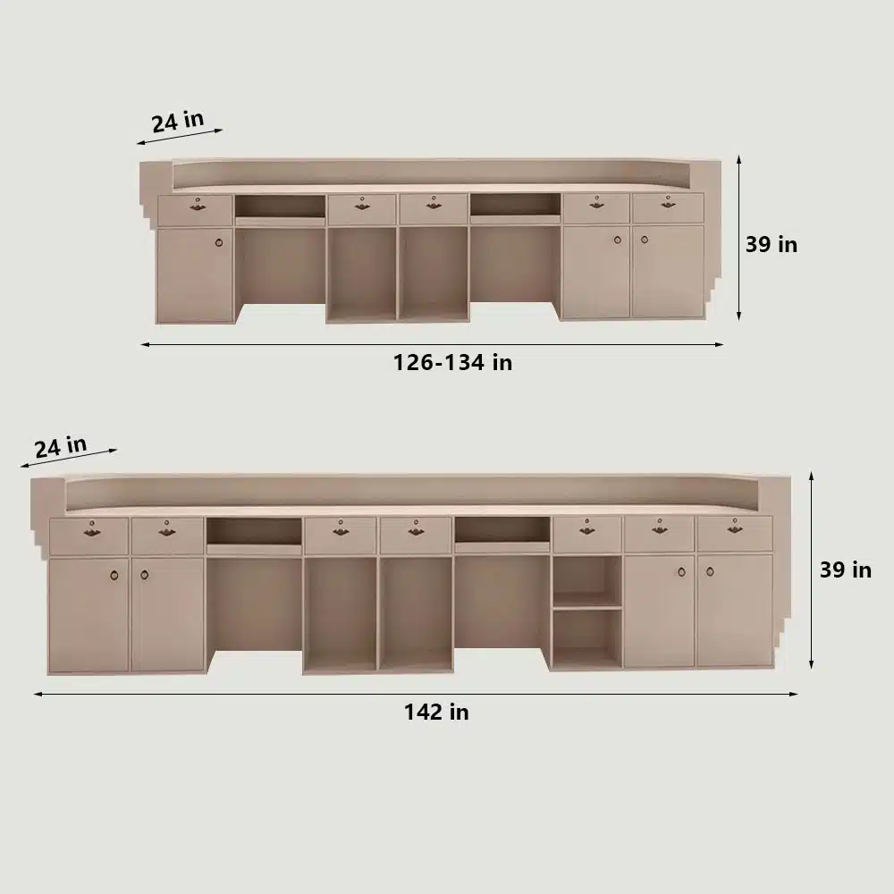 Reception Counter Cashier Desk - Classified Storage Reception Counter Cashier Desk - Classified Storage