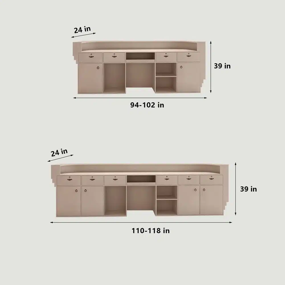 Reception Counter Cashier Desk - Classified Storage Reception Counter Cashier Desk - Classified Storage