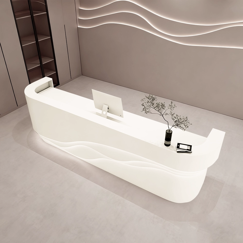 Reception Counter Cashier Desk - Classified Storage