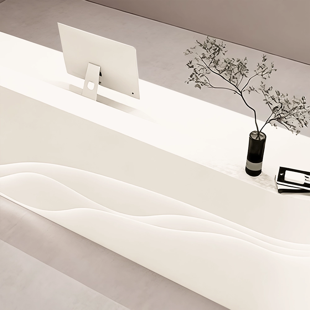 Reception Counter Cashier Desk - Classified Storage