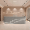 Reception Counter Cashier Desk - Classified Storage