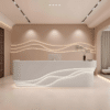 Reception Counter Cashier Desk - Classified Storage