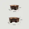 Reception Desk With Solid Wood Grain - Maoters