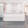 Rectangle Engineered Wood Reception Desk