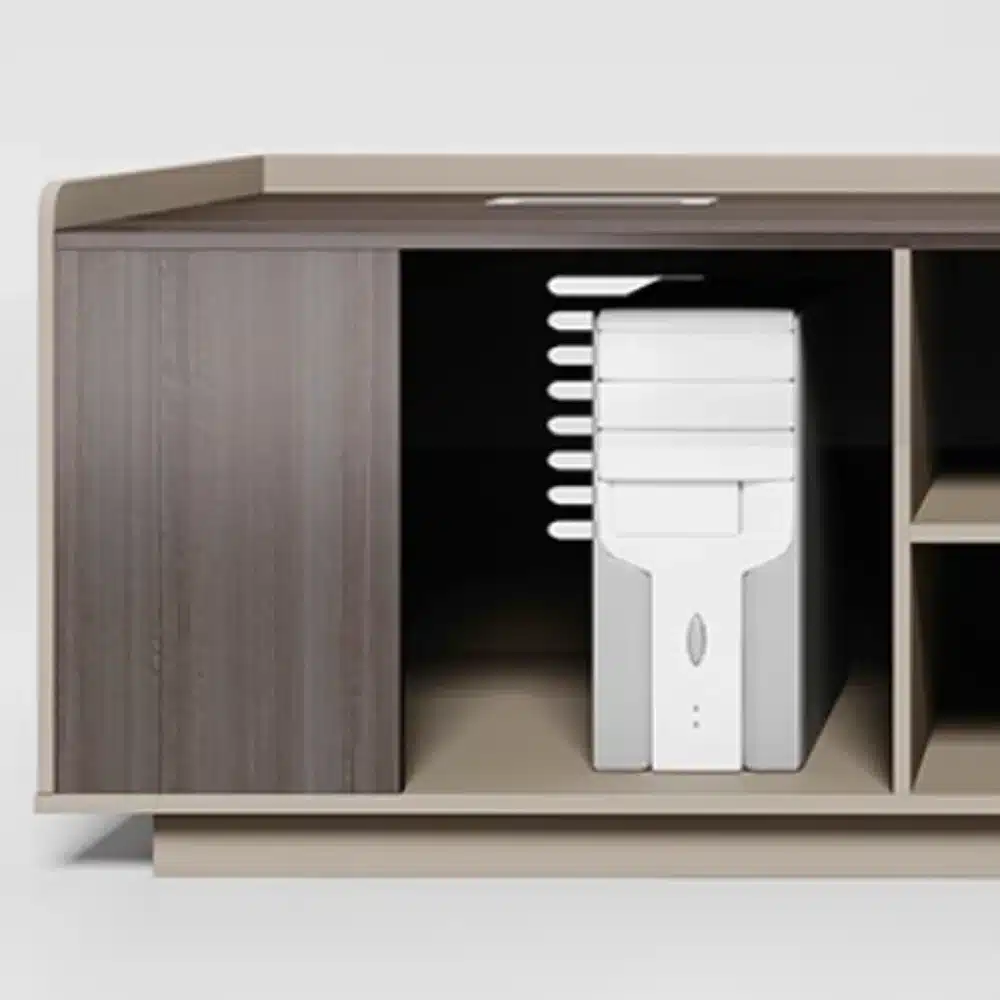 Rhombus-Faced Steel Angled Executive Desk - Maoters