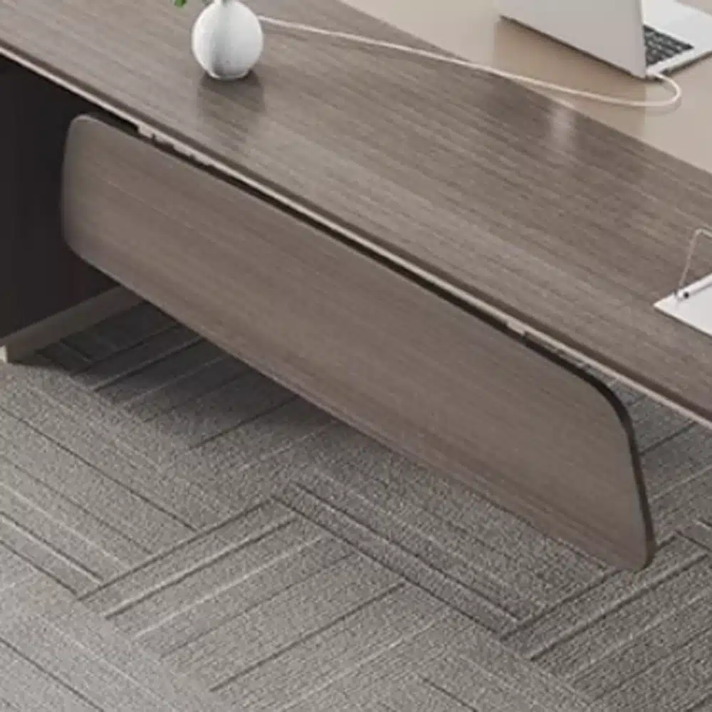 Rhombus-Faced Steel Angled Executive Desk - Maoters