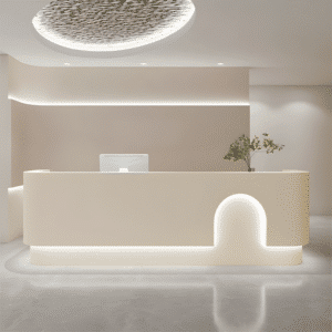 Modern Lacquer Reception Desk - Hotel & Boutique Counter