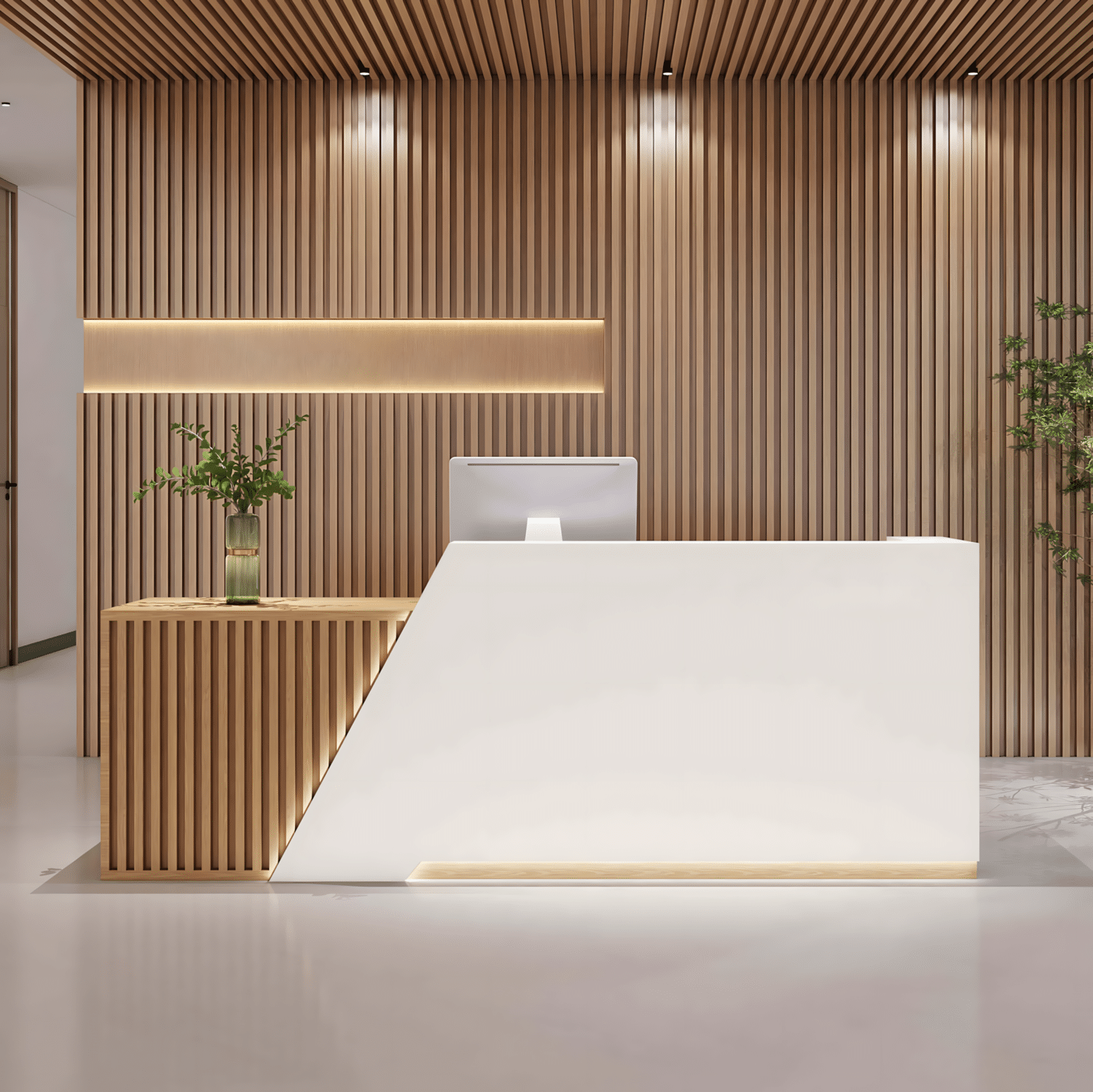 Showcase Brand Style Influencer Reception Desk