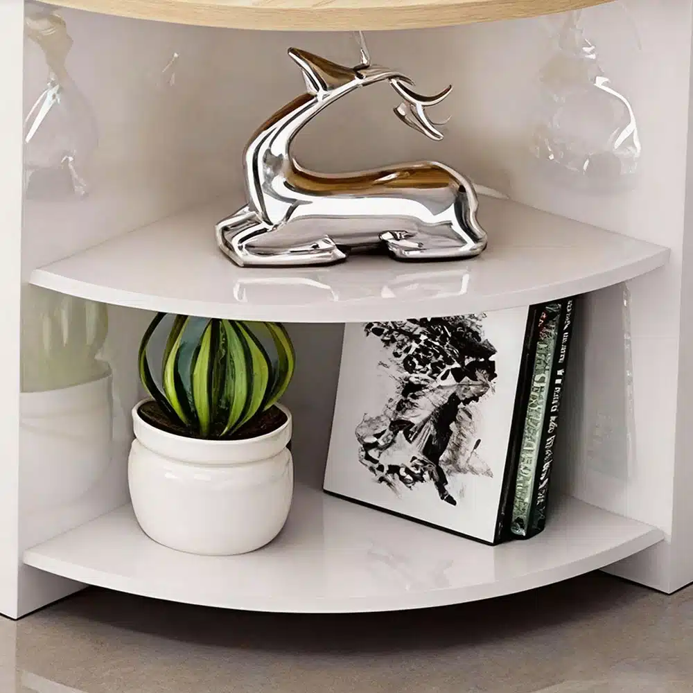 Simple L-shape Wood Reception Desk - Maoters