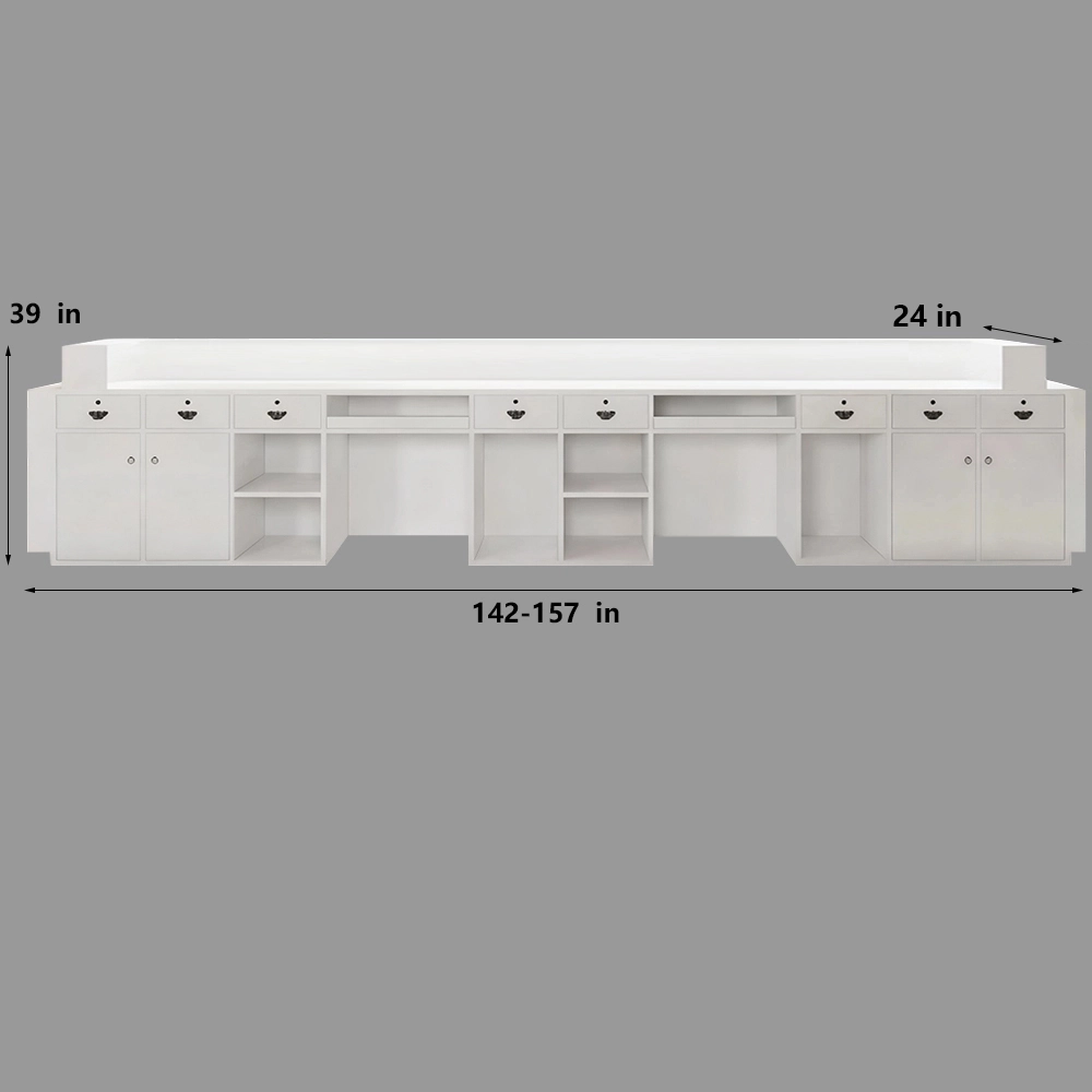 Simple Lacquer Reception Desk Simple Lacquer Reception Desk - Beauty & Bar