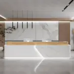 Simple Lacquer Reception Desk - Beauty & Bar