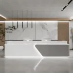 Simple Lacquer Reception Desk - Beauty & Bar