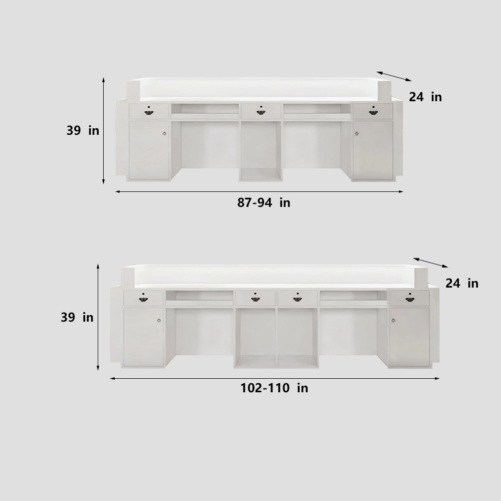 Simple Lacquer Reception Desk - Beauty & Bar Simple Lacquer Reception Desk - Beauty & Bar