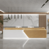 Simple Lacquer Reception Desk - Beauty & Bar
