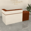 Simple Modern Lacquered Corner Reception Desk - Maoters
