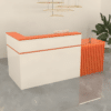 Simple Modern Lacquered Corner Reception Desk - Maoters