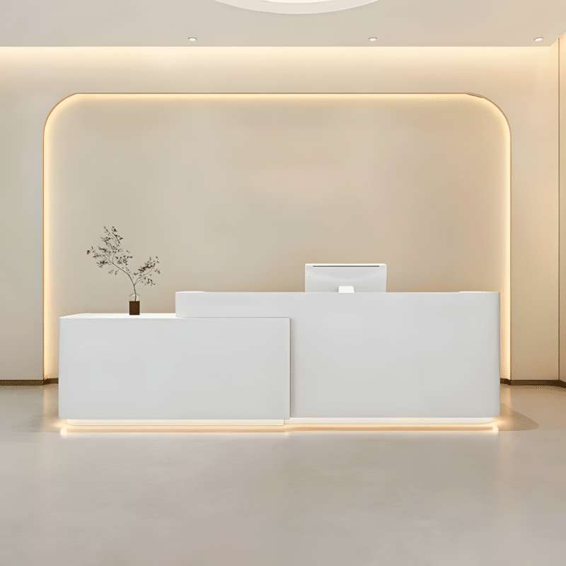 Simple Modern Lacquered Front Desk